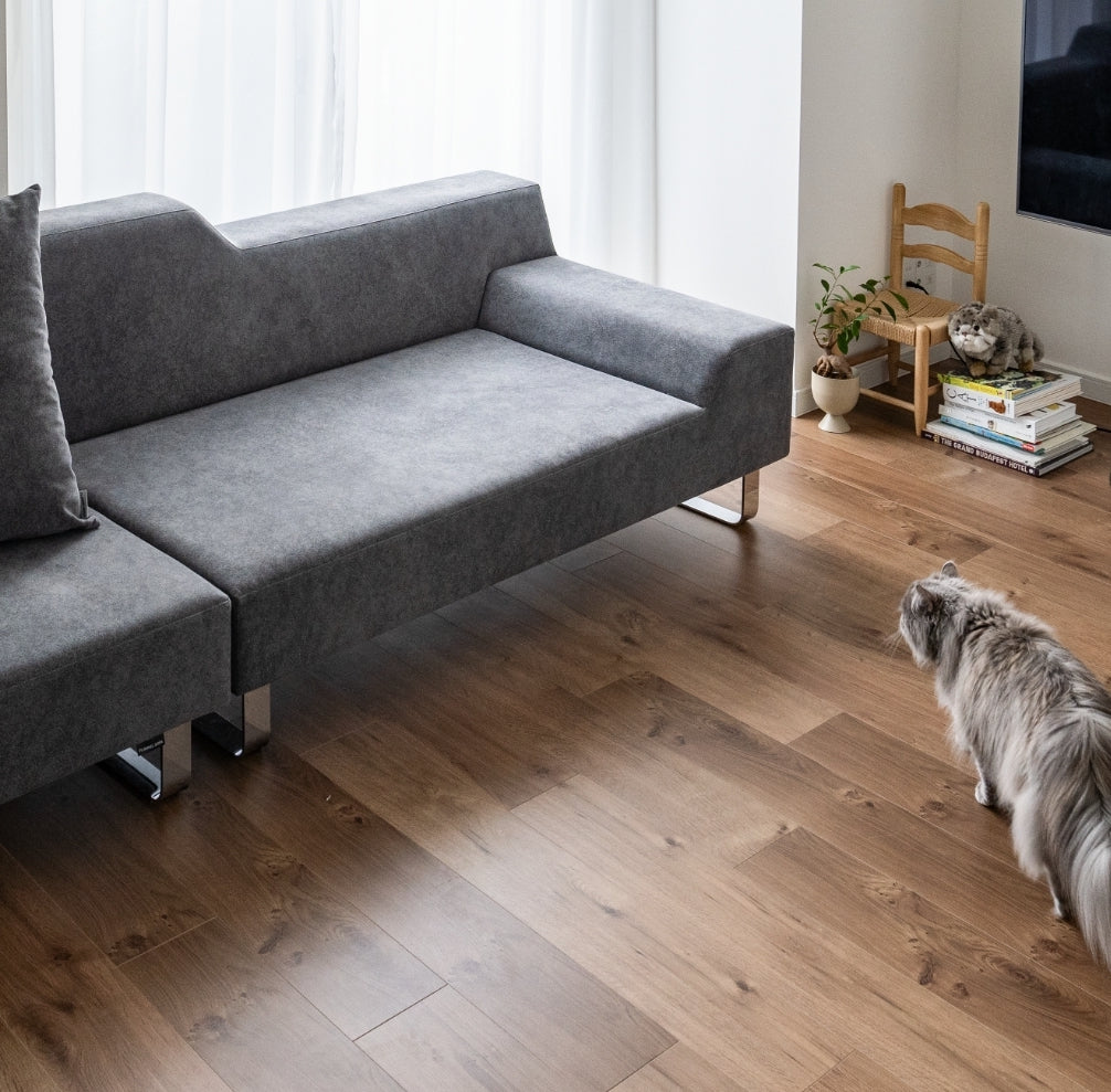 SIESTA Sofa Set: 2-seater short, stool / Group 5 / HZ series/ Gray