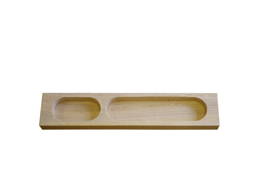 [Solid wood pen tray] You can store stationery.