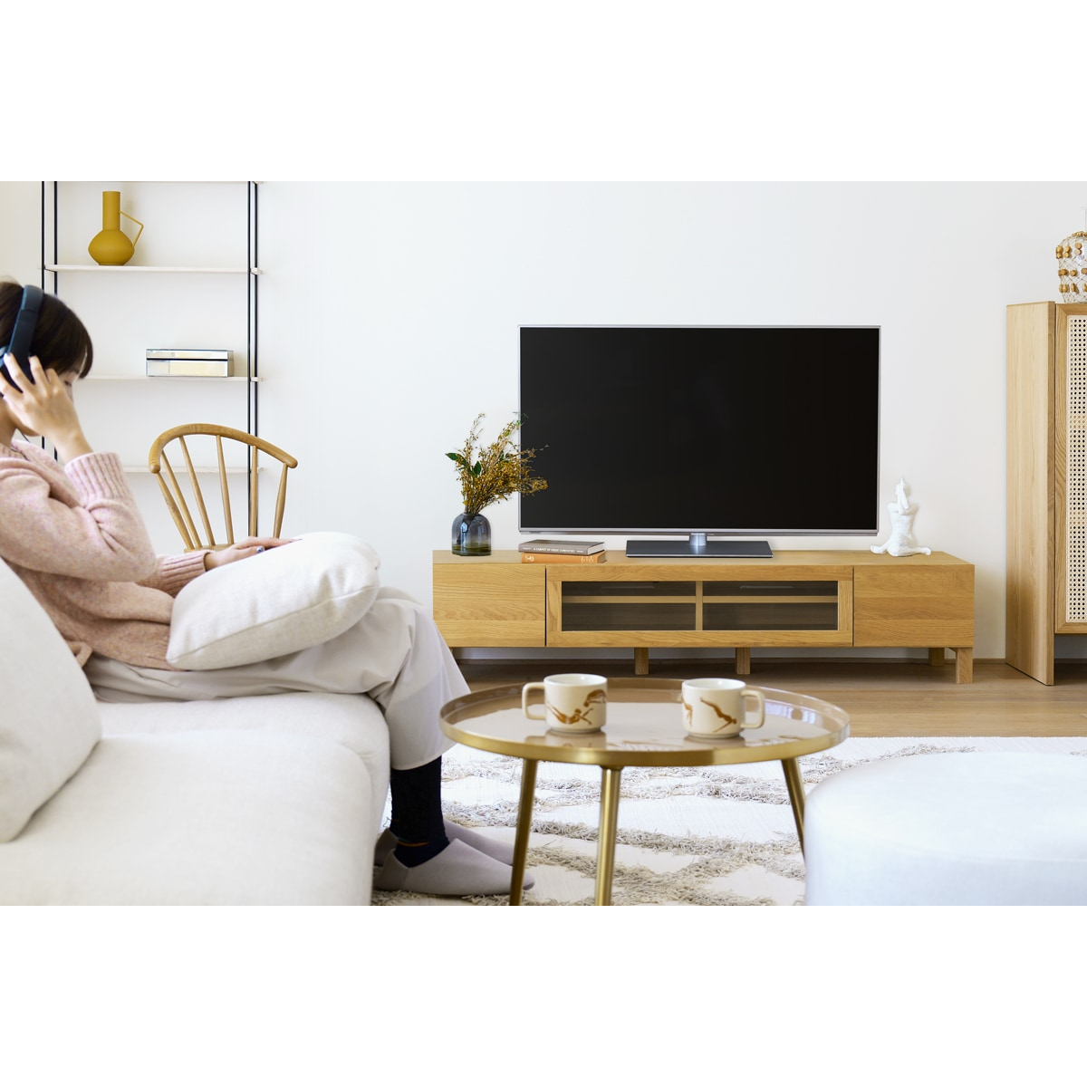 Oak / W1639 / Clear Glass