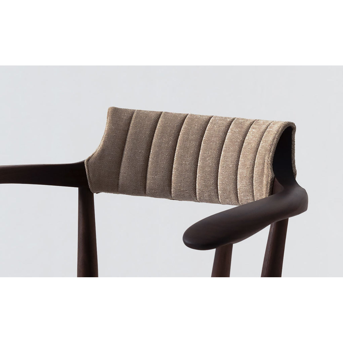 Upholstered Back / Walnut