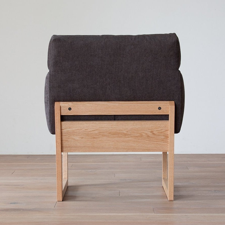 HIRASHIMA - LIBERIA PLUS Arm Chair - Oak / Rank B (Fabric/PVC)