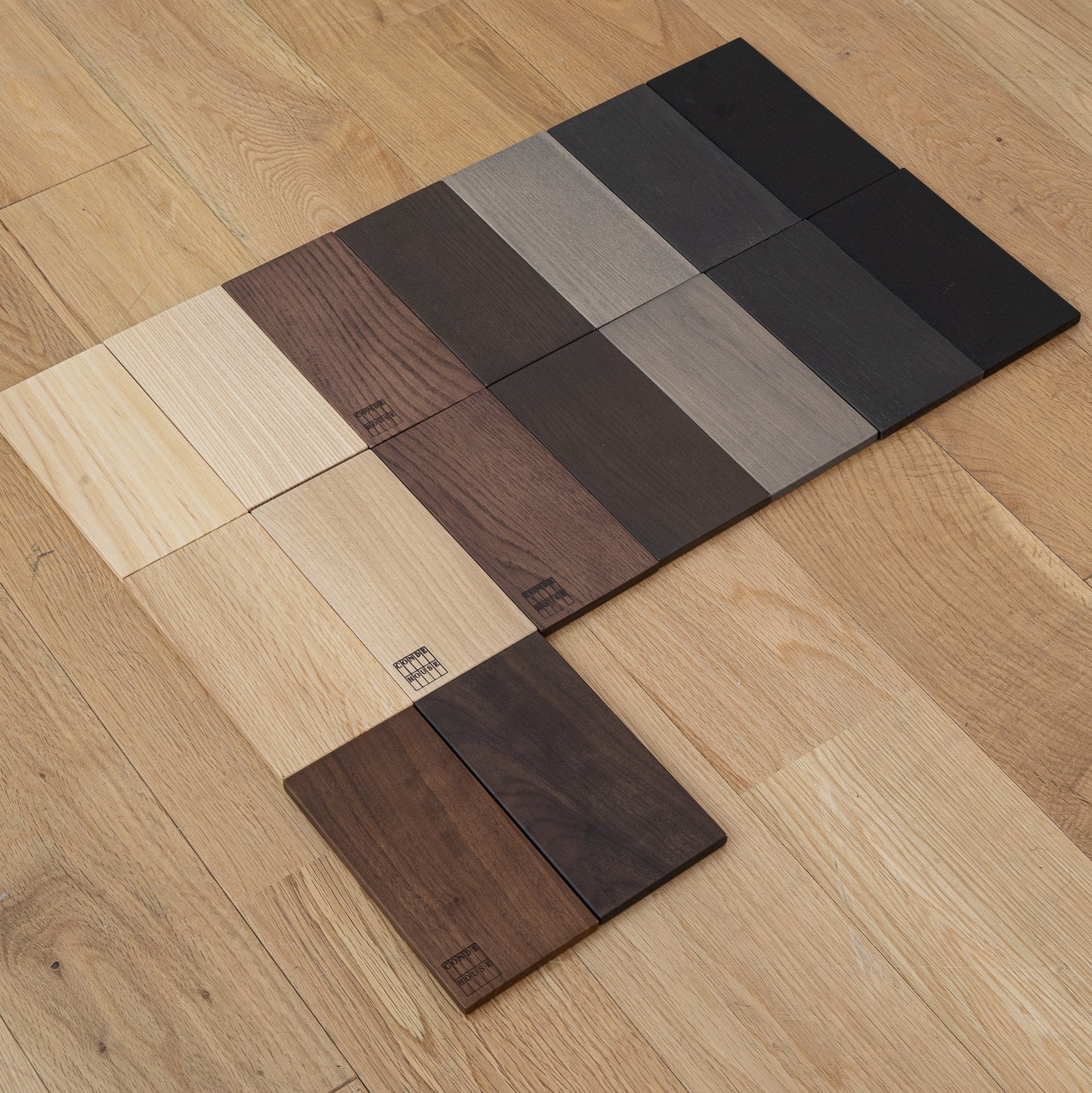 All Color Available. Top Row: Tamo Ash, Middle Row: Nara Oak, Last Row: Walnut